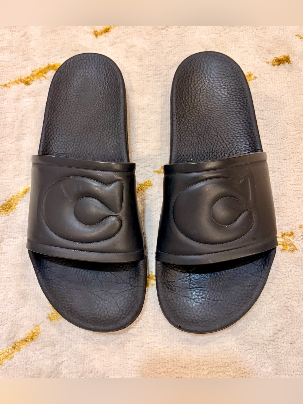 COACH Slides Black Size 10